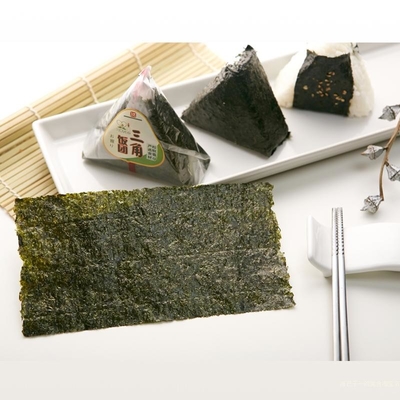 Premie Geroosterde Onigiri-Zeewieromslag 100 Bladen Vacuümpak