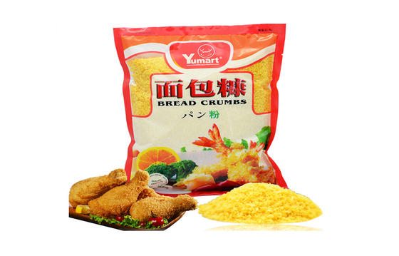 Het Broodcrumbs van tarwe Gele Duidelijke Japanse Panko