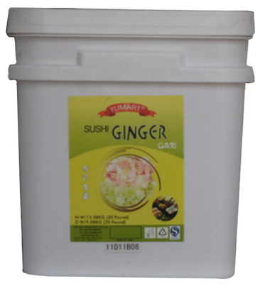 OEM Rode Gesneden Ingelegde Sushigember 9.08kg