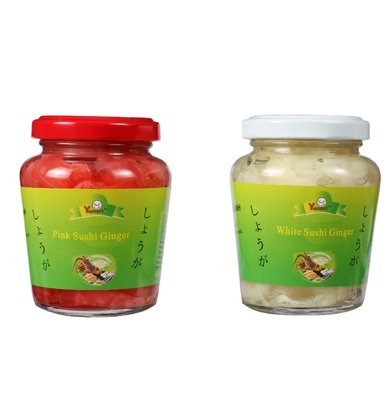 Verse Organische Ingelegde Sushi Ginger Sliced And Strip 160g/Fles