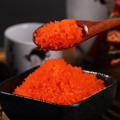 Van de Loddevissen van Masagotobiko van de Kuitensushi vliegende de vissenkuiten Bevroren Lodde