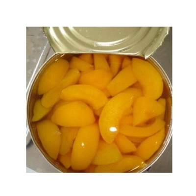 OEM het Verse Fruit van de Abrikozenstroop Gele Perzik in de Helftenplakken inblikte dobbelt