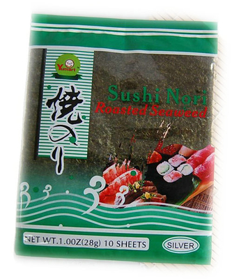 28g kosjer Yaki Nori Seaweed 10 Bladen met Originele Omslag