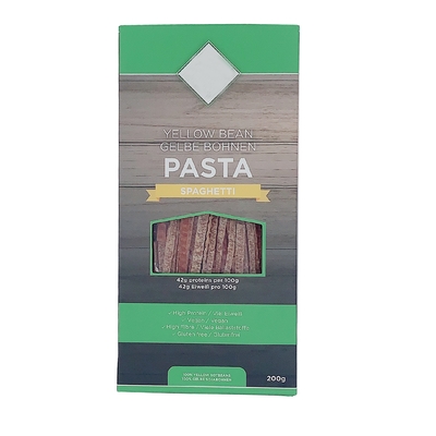 Vrije Organische Chinese de Sojaboonnoedels Zwart Bean Pasta Spaghetti van het Halal Kosjer Gluten