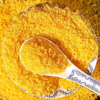 Vlokkige Knapperige Knapperige Gele Japanse Gebakken het Broodgeur van Panko Vlokken