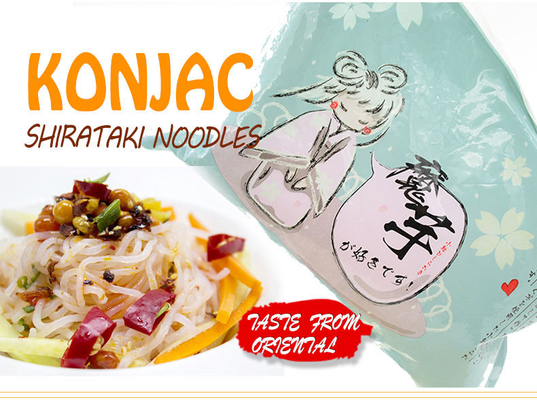 De lage Konjac van Calorieënshirataki Konjac van het Noedelgluten Vrije Rijst van Shirataki