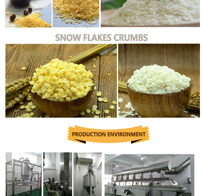 500g kleinhandels het Broodcrumbs van Zak Japanse Panko Witte Kleur 5mm Korrelige Grootte